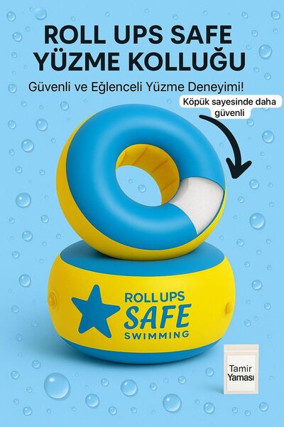 roll-ups safe swimming Başlangıç Seviye Bebek Kolluk