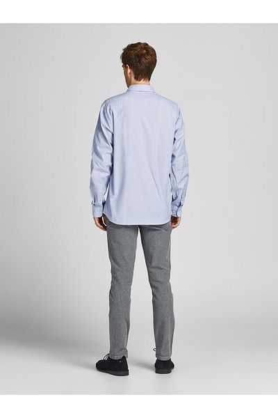 Jack & Jones Hemd Langärmliges OXFORD SHIRT mit Button-Down-Kragen