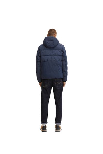Tom Tailor Jacke Steppjacke mit abnehmbarer Kapuze