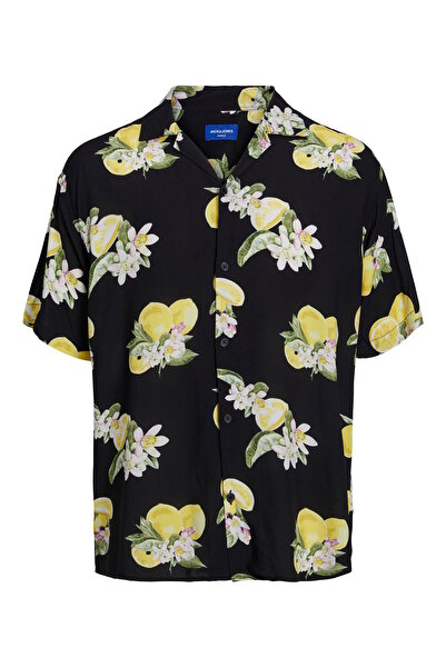 Jack & Jones Hemd Luke Flores Resort Kurzarmhemd