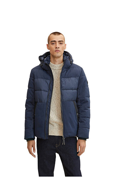 Tom Tailor Jacke Steppjacke mit abnehmbarer Kapuze