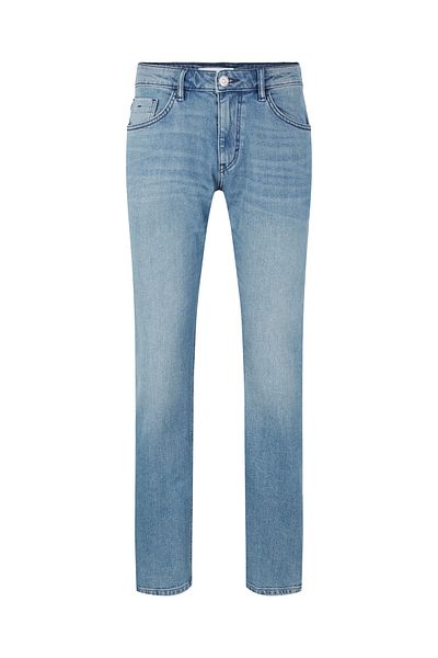 Tom Tailor Hose MARVIN Straight Jeans im 5-Pocket-Style mit Reißverschluss und Knopf