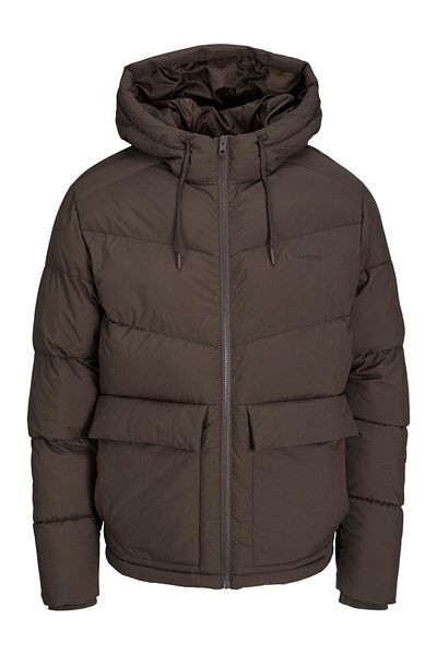 Jack & Jones Jacke Vesterbro Puffer Übergangsjacke mit Kapuze und Kordelzug