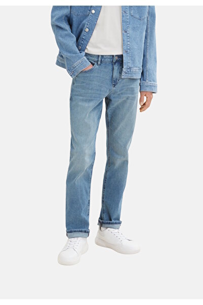 Tom Tailor Hose JOSH Slim Jeans im 5-Pocket-Style mit Reißverschluss und Knopf