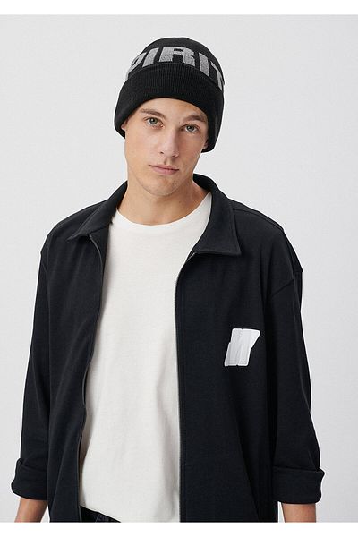 Mavi Printed Black Beret 0910990-900