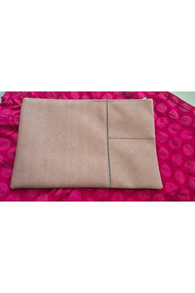 Makyajistanbul Faux Leather Pink Laptop Bag