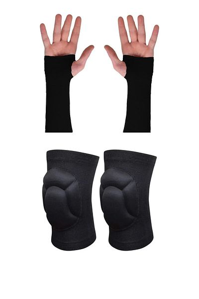 Bellanora Special Series Volleyball Knee Pad and Leg Set Volleyball Sleeve and Knee Pad Relief Sponge Supported