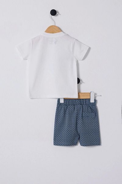U.S. Polo Assn. U.S. Polo Assn Baby Boy 2-Piece Set - White