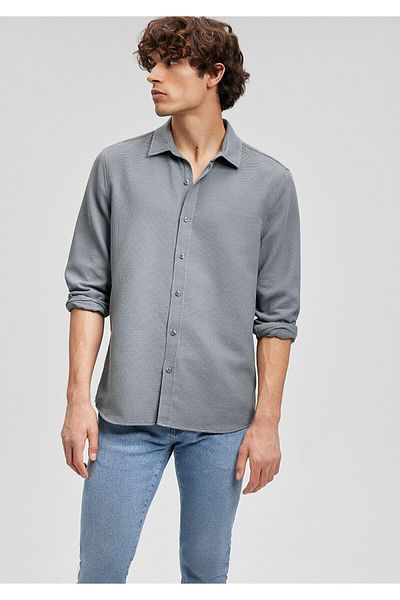 Mavi Gray Shirt Slim Fit / Tight Cut 8810217-80889