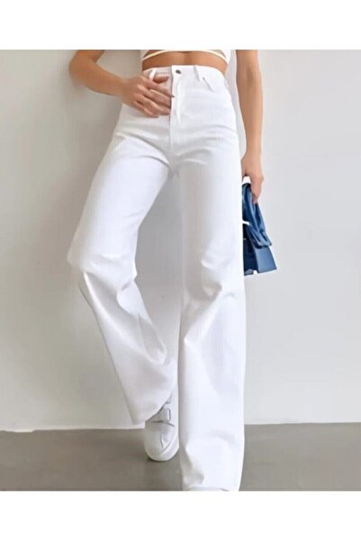 pass&pass 2020 Women's Lycra Free Palazzo Jeans Jeans Denim Pants