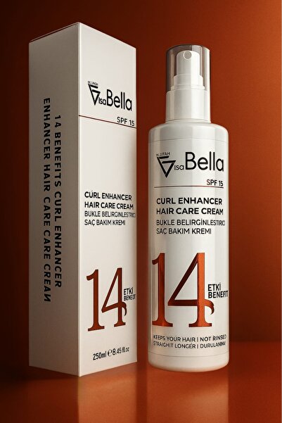 BY UTAH LİSA BELLA Bukle Belirginleştirici Durulanmayan Saç Bakım Kremi Curl ...