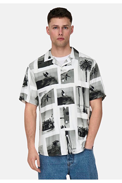 Only & Sons Hemd NANO Kurzarmhemd