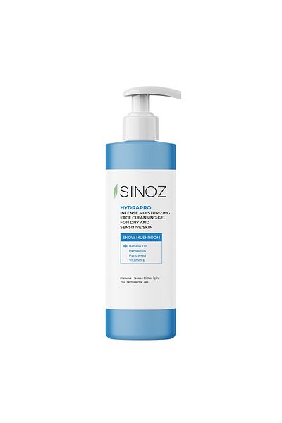 SİNOZ Hydrapro Τζελ Καθαρισμού Προσώπου για Ξηρά και Ευαίσθητα Δέρματα 400 ml