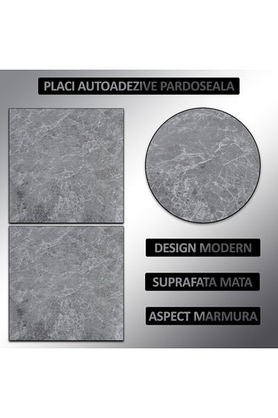 NEXTLY Set 24 X Placi Din Pvc Autoadezive Pentru Podea/perete , Reutilizabile, Waterproof