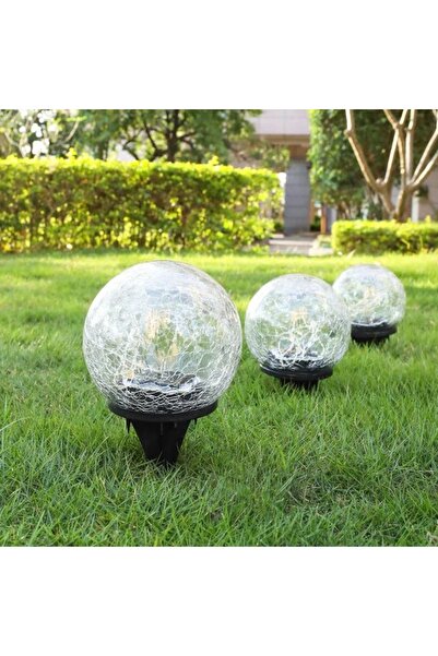 NEXTLY Lampa De Exterior Din Sticla Cu Incarcare Solara Si Senzor De Lumina , Pentru