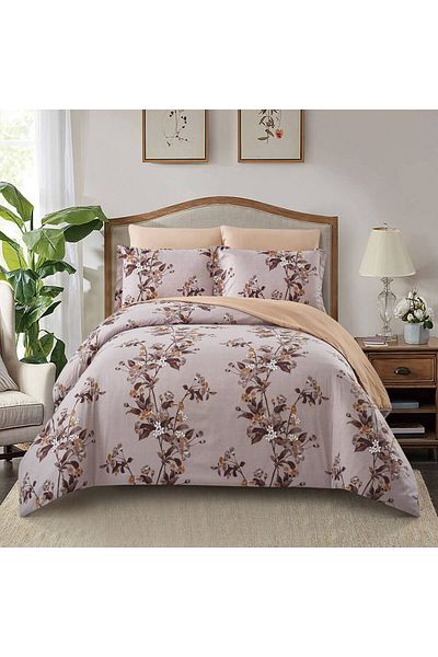 Sleep Blue غطاء سرير مزدوج صيفي من يارا - 6 قطع