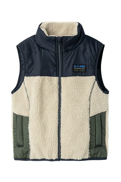 name ıt NKMMALL Teddy Vest1 - Relaxed Fit rövid ujjú pulóver