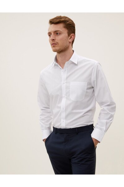 Marks & Spencer 3'lü Tailored Fit Gömlek Seti