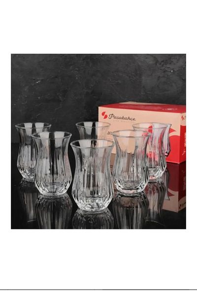 Paşabahçe Echo 6-Piece Tea Glass 160 Cc Original. It's Boxed