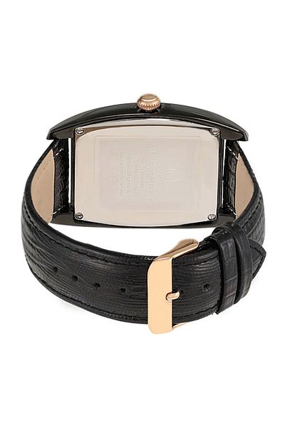 Philippe Moraly of Switzerland Men's Leather Analog Watch L1421BRBB