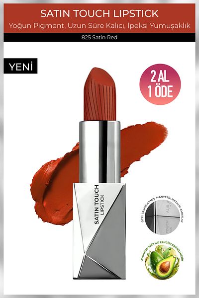 Alix Avien Long Lasting Smooth Semi Matte Lipstick - Satin Touch Lipstick 825
