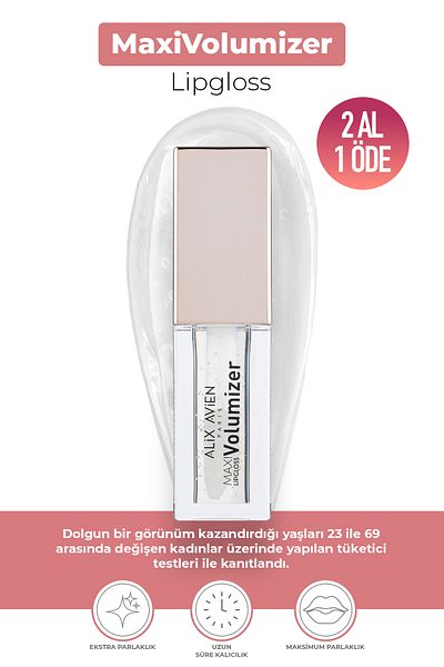 Alix Avien Maxivolumizer Lipgloss 201 - Maxicrystal - Plumping and Moisturizing Lipstick