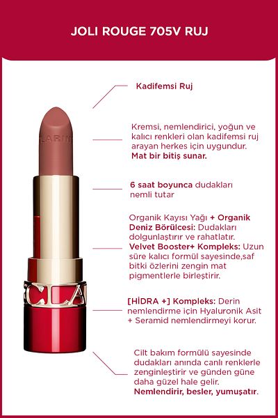 Clarins Joli Rouge 705V - Lipstick