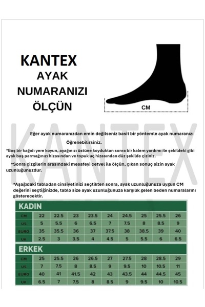 KANTEX Erkek Rahat Esnek Spor Ayakkabı-037m-