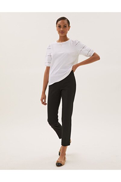 Marks & Spencer Slim Fit Ankle Grazer Pantolon