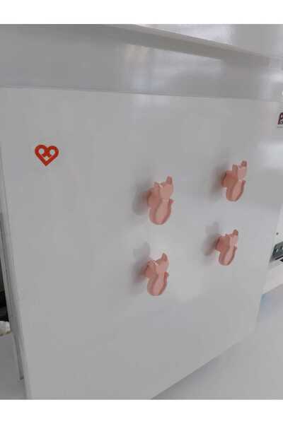 POLIPLAST Çoçuk Odası Ve Genç Odası Kulpları / Renk Pembe/ 4 Adet