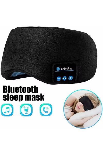 Choice Black Fone Sports Sleeping Headband Music Eye Mask Wireless Bluetooth Headset Headband