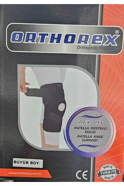 ORTHOREX ECO Supported Knee Pads (Standard Size Battal Size) Black