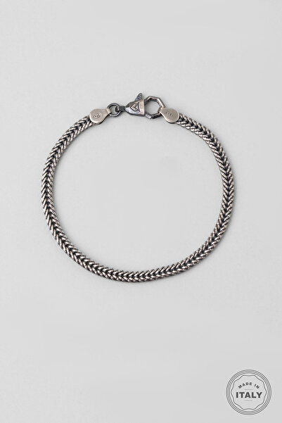 So CHIC... İtalyan Stili Gümüş Erkek Bileklik