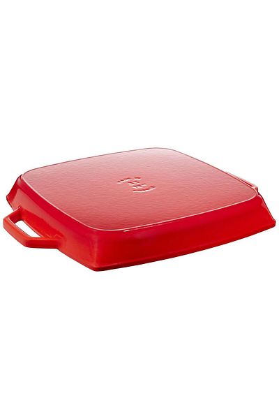 STAUB La Cocotte 33 cm Cast Iron Grill Pan Cherry - 405117840