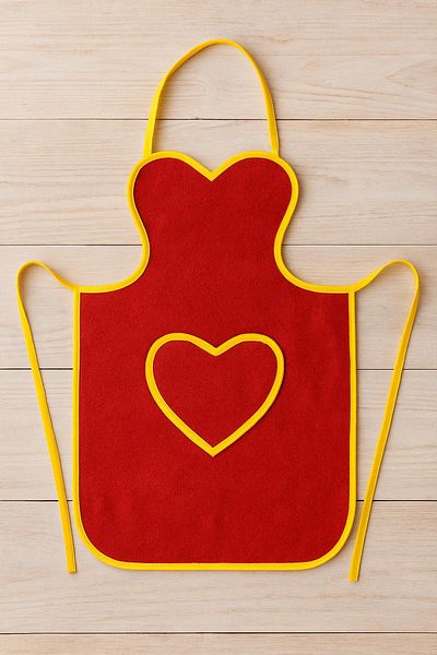 Ender Home Amor Heart Towel Kitchen Apron – Adjustable Strap