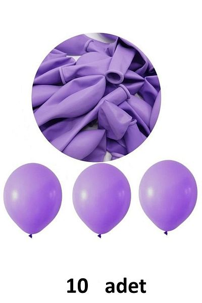 Atölye Mi Lilac Balloon 10 Pack - 12" and 30 cm Latex Color