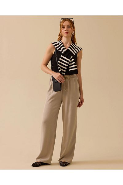 SEÇİL Lace-Up Pocket Comfortable Pants