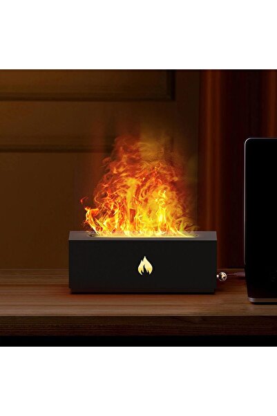 EN SİGA Şömine Görünümü Volkan Difüzörü Çoklu Mod Seçimi Oda Hava Nemlendirici