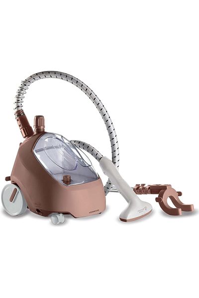 Kenwood Gsp65.500pk Garment Steamer 1500w With 2l Tank, Wheels & Folding Rack – Pink