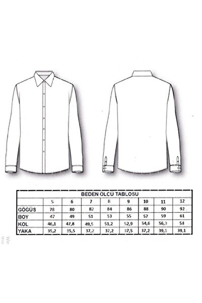 Elayza KIZ ÇOCUKLARI İÇİN BEYAZ GÖMLEK / OKUL GÖMLEĞİ