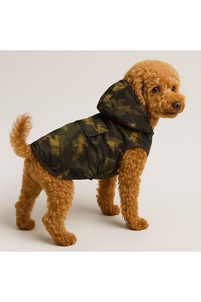 MPZ Pets Camouflage Dog and Cat Vest & Jacket with Fleece Inside