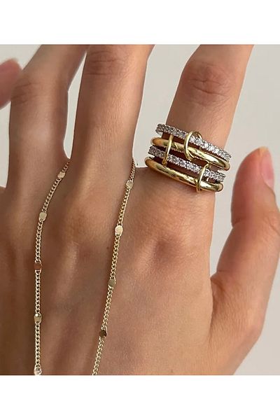 Twinssis Accessories 4 Stone United Ring Ring