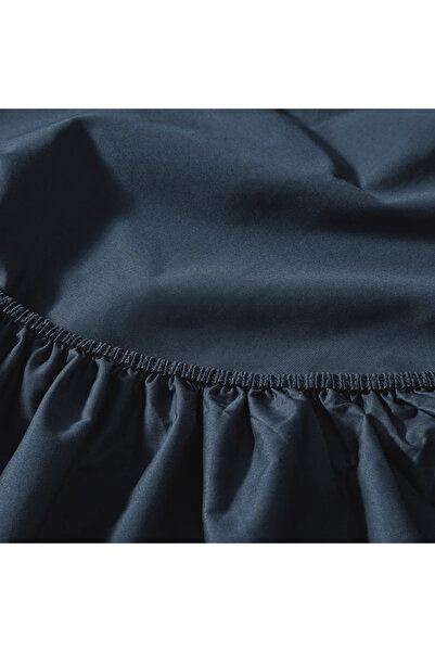 Penelope 100% Cotton Percale Fitted Sheet 200X200 cm Navy Blue - Pure Series