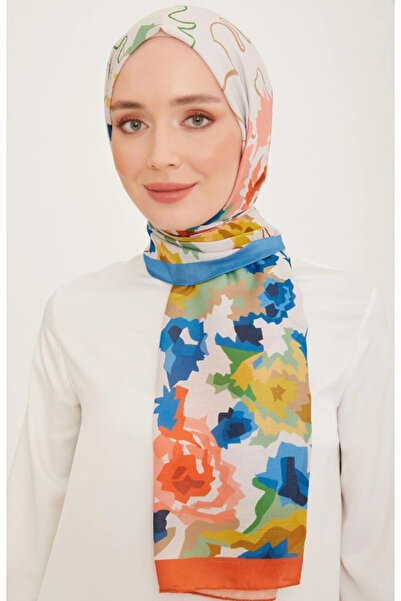 Armine Trend Shawl 10001-02 Πλακάκι-μπλε
