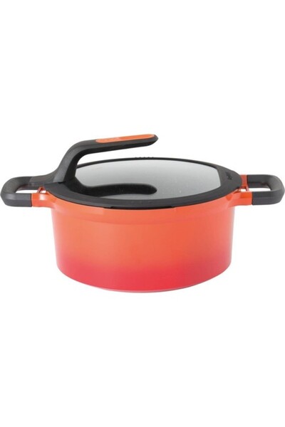 Berghoff وعاء جيم ستاي كول الناعم باللون البرتقالي 28 سم