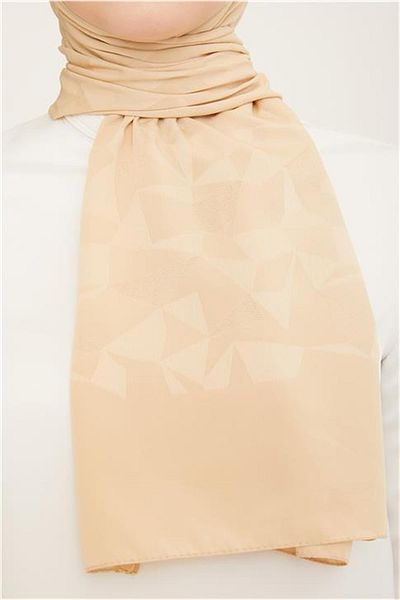 Armine Trend J.capri șal cu model bej 7-322