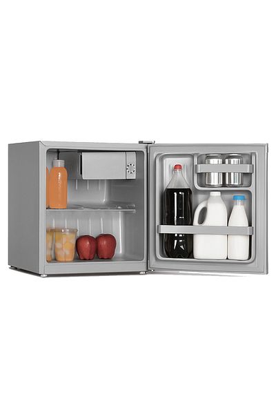 general goldin 48 Lt 1.7 CuFt Steel Color Mini Refrigerator, Noiseless, Energy Saving, Freezer Storage