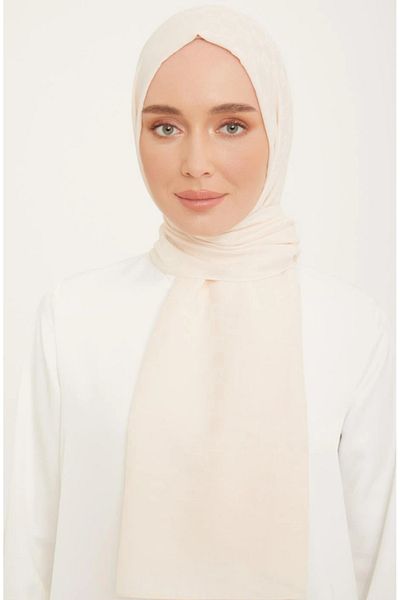 Armine Trend P. Monogram Shawl 21173 Κρέμα