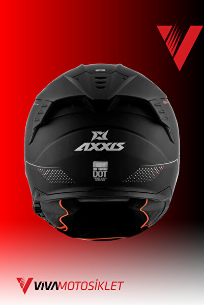 AXXIS HAWK SV EVO SOLID A1 MATT BLACK