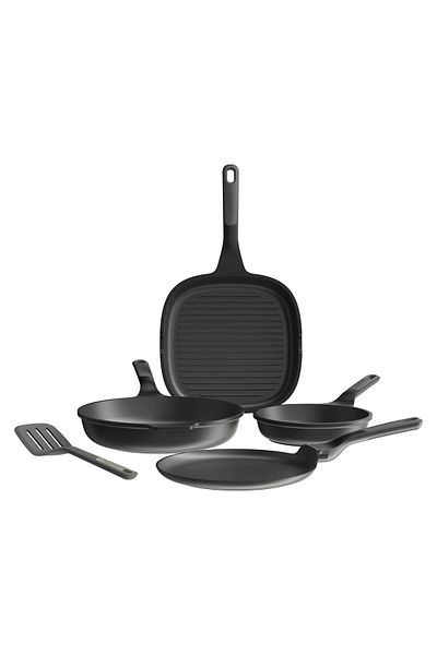 Berghoff Leo Stone Non-Stick Aluminum Casting 4-Piece Frying Pan Set